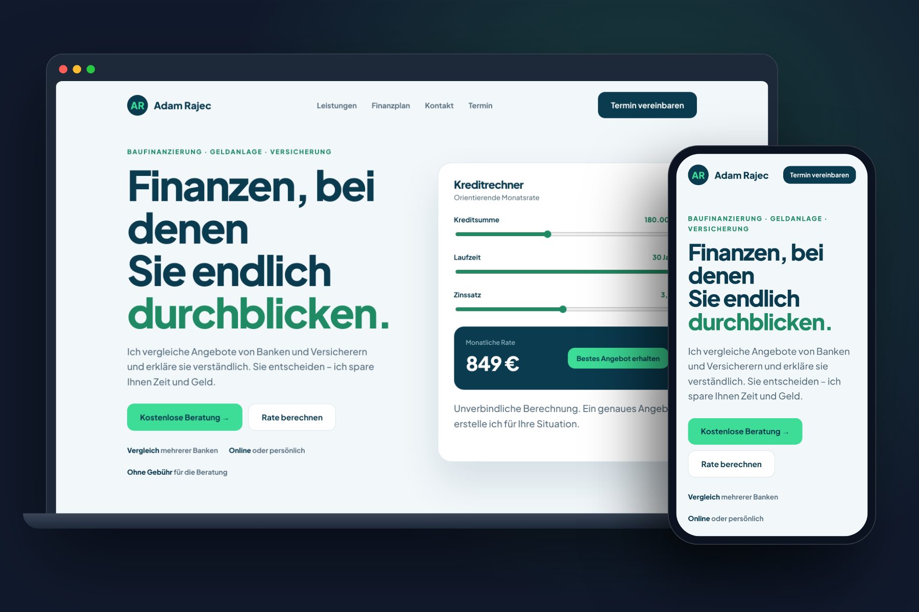 Finanzberater – Beispiel ansehen